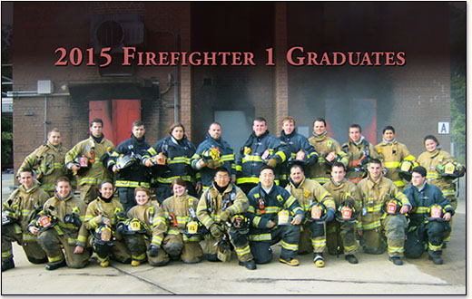 2015 Firefighter I Graduates