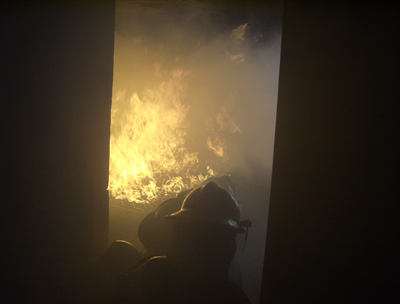Burning Bed with Flashover Prop